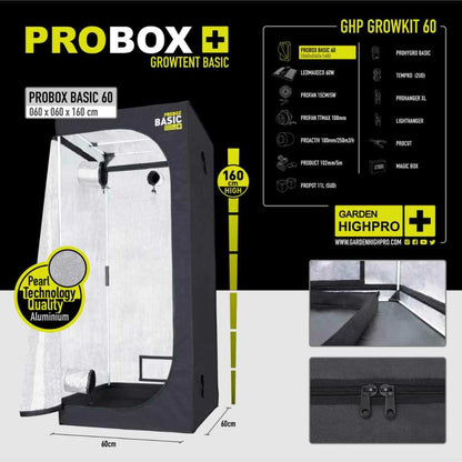 GARDENHIGHPRO™ Growbox Set 60x60x160cm [PREORDER ONLY]