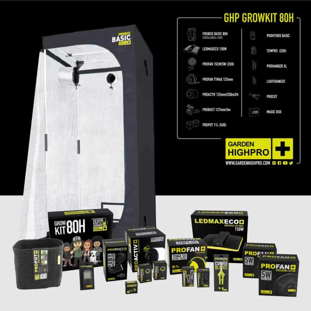 GARDENHIGHPRO™ Growbox Set 80x80x180cm [PREORDER ONLY]