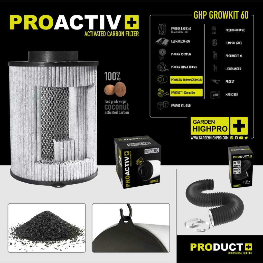 GARDENHIGHPRO™ Growbox Set 60x60x160cm [PREORDER ONLY]